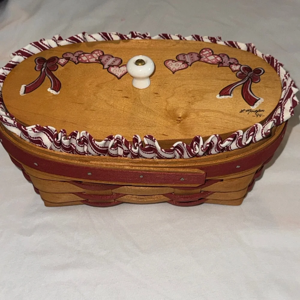 Longaberger 1994 sweetheart be mine basket